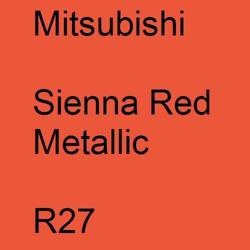 Mitsubishi, Sienna Red Metallic, R27.